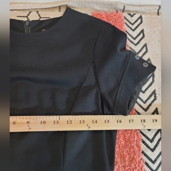 J.McLaughlin Short Sleeve Dress w Lime Green Geo Houndstooth Print, sz Small - Picture 10 of 12